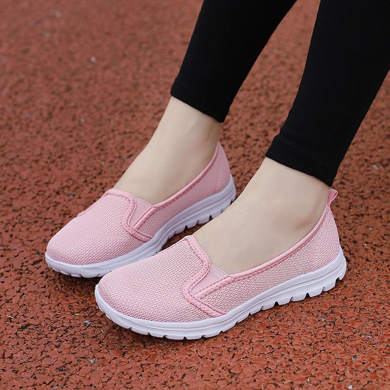 Damen Bequeme und atmungsaktive Slip-On Freizeitschuhe
