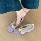 Damen Sandalen mit modischem Gold-Detail und ergonomischer Sohle R&B