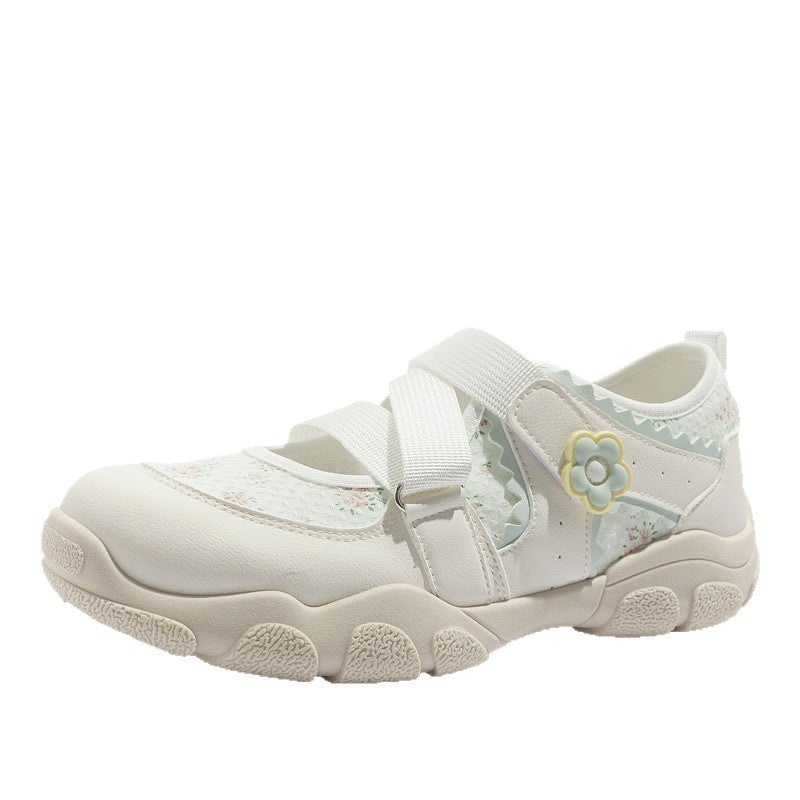 Damen Sportliche Sandalen mit floralen Akzenten