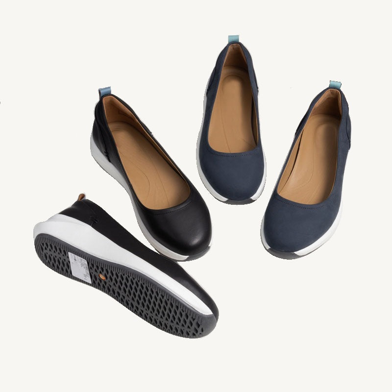 Damen Bequeme Loafers mit rutschfester Sohle und atmungsaktivem Innenfutter