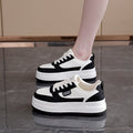 Damen modische Sneakers mit dicker Sohle und atmungsaktiver Oberfläche R&B
