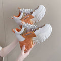 Damen Sneaker mit trendigem Glitter-Design und bequemer dämpfender Sohle R&B