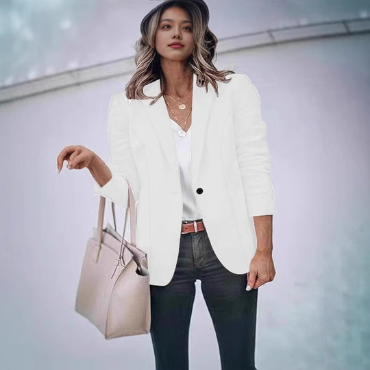 Damen eleganter Blazer mit modernem Schnitt und tailliertem Design R&B