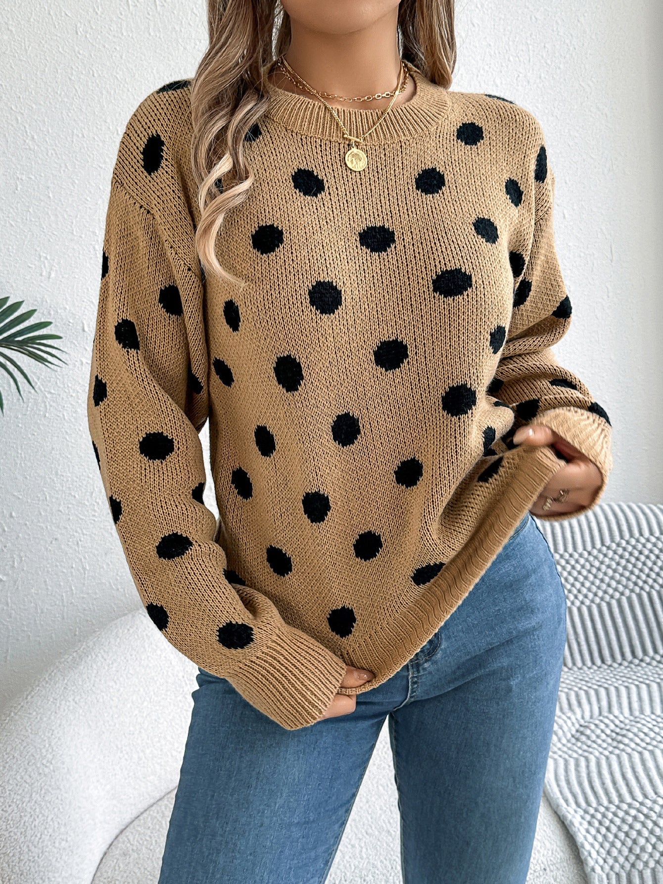 R&B | Polka Dot Strickpullover