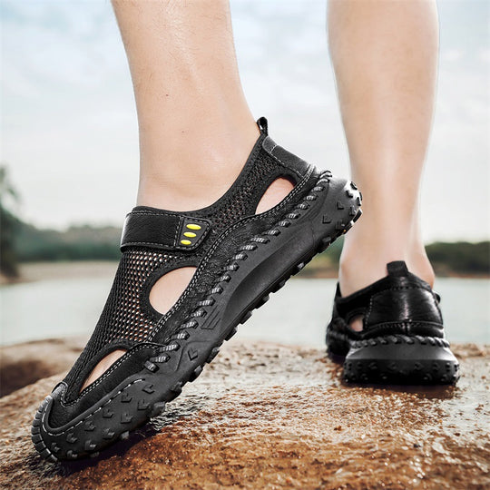 Damen Atmungsaktive Wasserschuhe mit innovativer Schnellschnürung und rutschfester Sohle R&B
