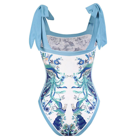 Damen Maxirock mit floralen Mustern und voluminösem Schnitt R&B
