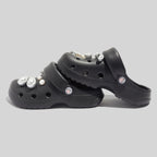 Damen Modische Clogs mit dekorativen Perlen und einzigartigem Design