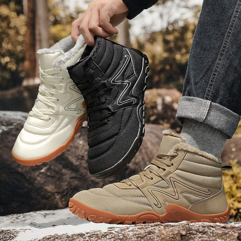 Damen Hohe Wintersneaker mit isolierender Innenausstattung und rutschfester Sohle