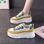 Damen Trendige Sneakers mit komfortabler Plateau-Sohle und modischem Design R&B