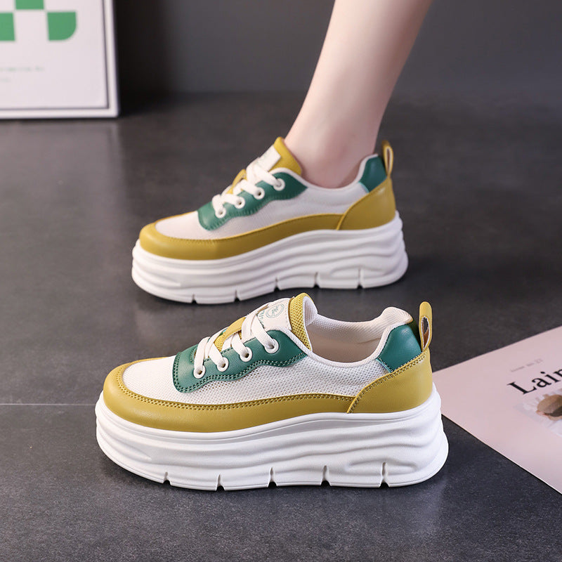 Damen Trendige Sneakers mit komfortabler Plateau-Sohle und modischem Design R&B