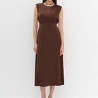 Damen Maxikleid mit elegantem Schnitt und raffinierter Taillierung R&B