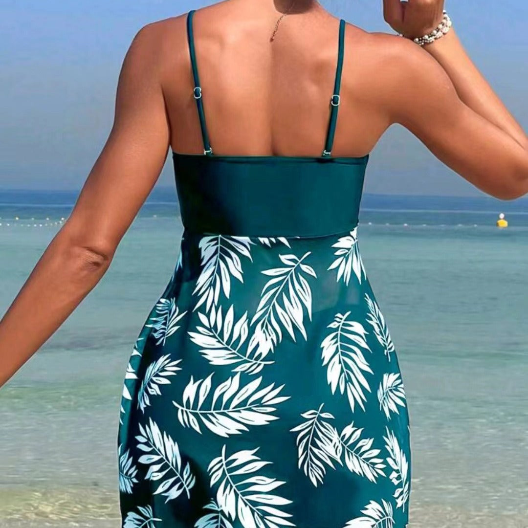 Damen Tankini-Set mit floralen Elementen R&B