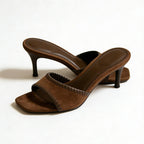 Damen Elegante Sling-Pumps mit filigranem Riemendesign und komfortablem Blockabsatz R&B