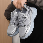 Damen Sportliche Lifestyle Sneakers mit stoßdämpfender Sohle und vielseitigem Design R&B