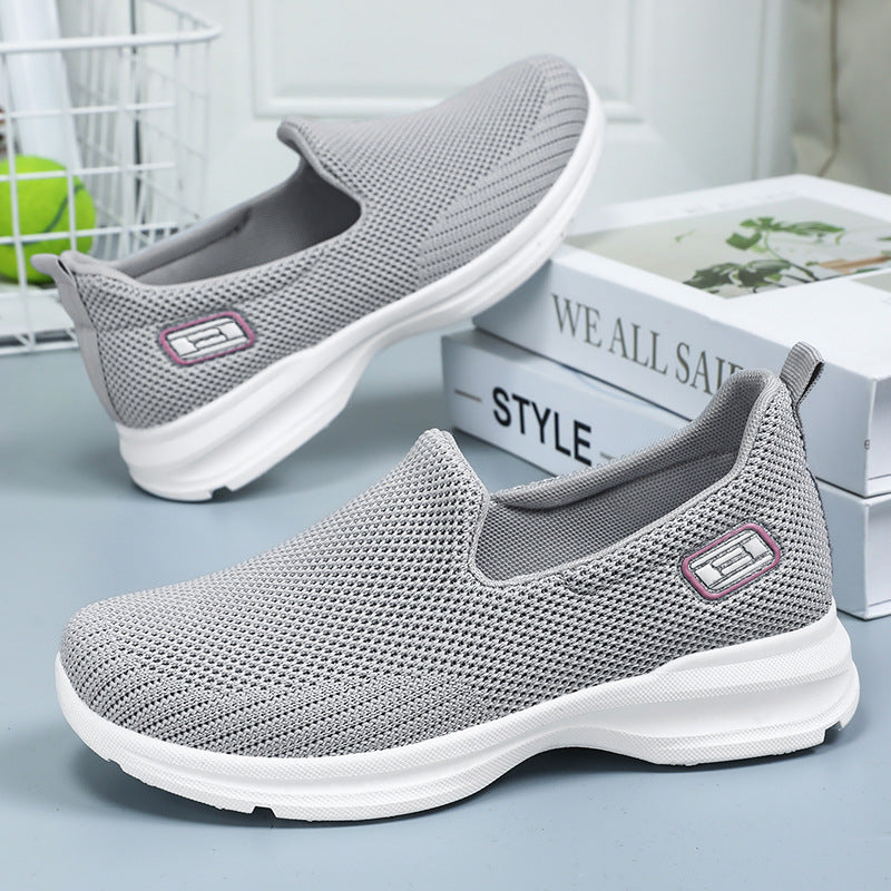 Damen Atmungsaktive Slip-On Laufschuhe mit weichem Innenfutter