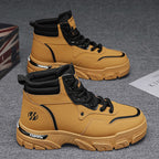 Damen Modische High-Top Sneakers mit robustem Sohlenprofil R&B