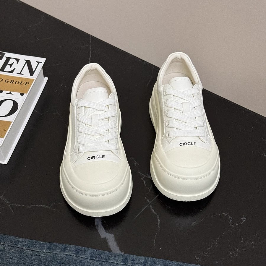 Damen modische Sneakers mit hoher Plateau-Sohle und atmungsaktiver Oberfläche R&B