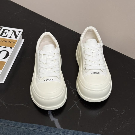 Damen modische Sneakers mit hoher Plateau-Sohle und atmungsaktiver Oberfläche R&B