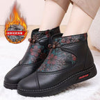 Damen Elegante Ankle Boots mit floralem Muster und komfortablem Schnürverschluss R&B