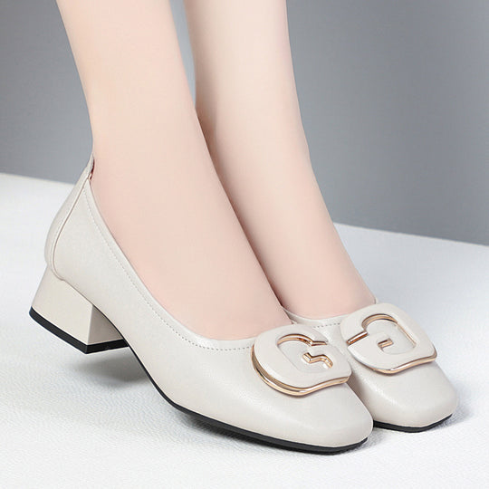 Damen Elegante und bequeme Ballerinas mit modischem Schmuckdetail R&B