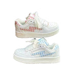 Damen Sportliche Sneaker mit kariertem Design und bequemer Dämpfung R&B