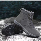 Damen gefütterte Winterstiefel mit rutschfester Profilsohle R&B