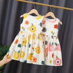 Mädchen Sommerkleid mit buntem Punkten-Design R&B