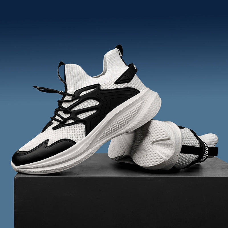 Damen Sportliche Sneakers mit elastischem Obermaterial und rutschfester Sohle