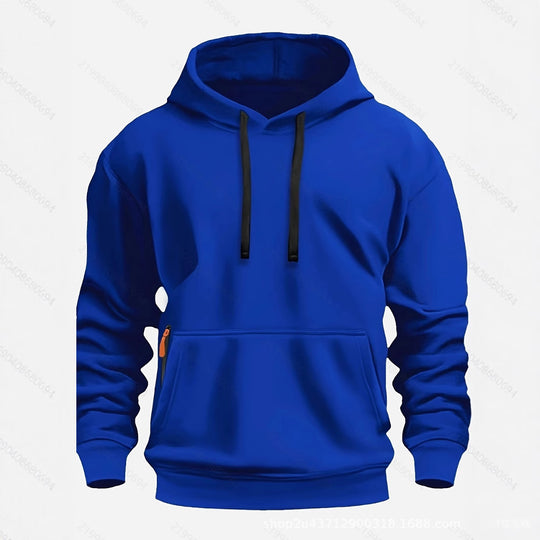 Herren sportlicher Kapuzenpullover mit praktischen Taschen und atmungsaktivem Material R&B