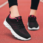 Damen Atmungsaktive Lauf-Sneaker mit flexiblem Sohlenprofil und dämpfendem Fußbett