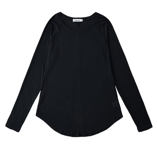 Damen lässiges Langarm-T-Shirt R&B
