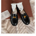 Damen Elegante Mokassins mit modischem Riemendetail