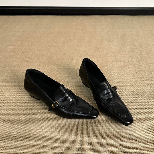 Damen elegante Ballerinas mit modischem Riemchen und hochwertiger Lederverarbeitung R&B