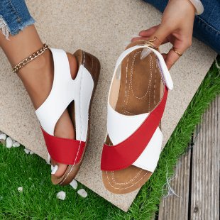 Damen Komfort-Sandalen mit elegantem Verstellriemen R&B