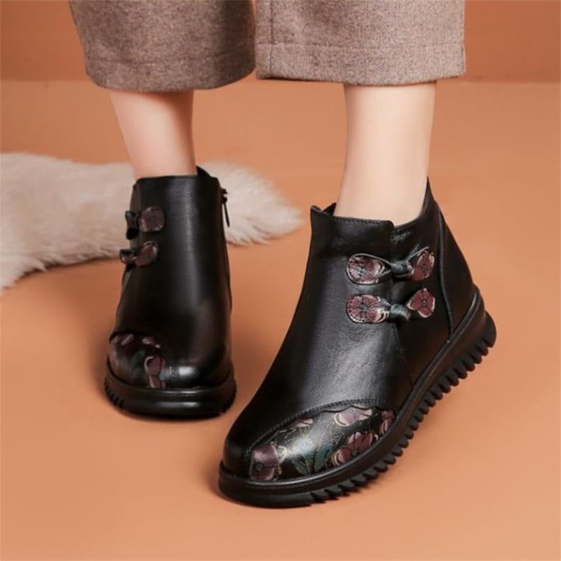 Damen Elegante Stiefeletten mit modischem Schnürdesign und wärmendem Innenfutter R&B