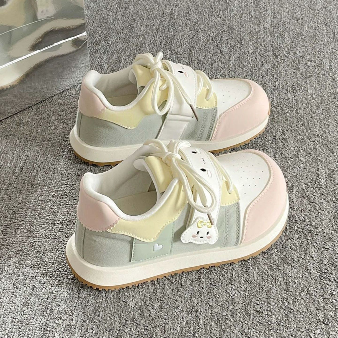 Damen Kindersneaker mit niedlichem Tierdesign und praktischem Klettverschluss R&B