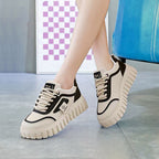 Damen Sportliche Plateau-Sneaker mit rutschfester Sohle und atmungsaktivem Obermaterial R&B