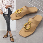 Damen modische Sandalen mit eleganter Schnalle und anatomischem Fußbett R&B
