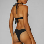 Damen Bandeau-Bikini mit elegantem Schmuckelement R&B