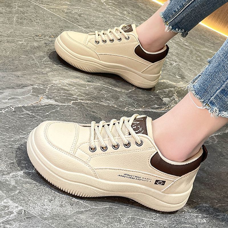 Damen Lässige Sneakers mit atmungsaktiver Oberflächenstruktur und dämpfender Sohle