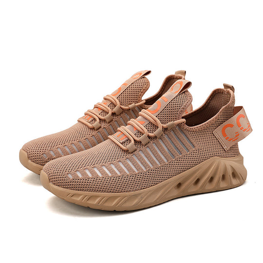 Damen Sportliche Strick-Sneakers mit Flexiblem Dämpfungssystem R&B