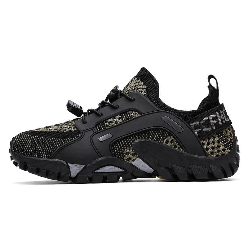 Damen Sportliche Freizeit-Sneaker mit atmungsaktivem Netzmaterial und rutschfester Sohle R&B