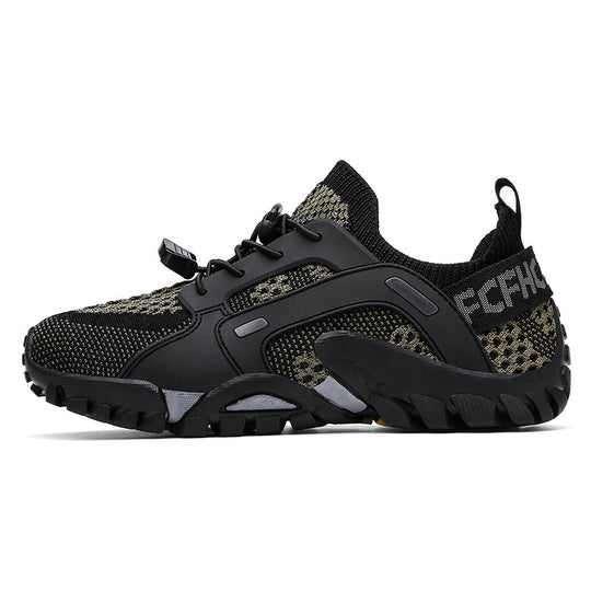 Damen Sportliche Freizeit-Sneaker mit atmungsaktivem Netzmaterial und rutschfester Sohle R&B