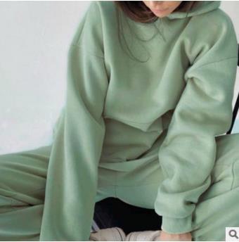 Damen lässiger Kapuzenpullover und Jogginghose Set R&B
