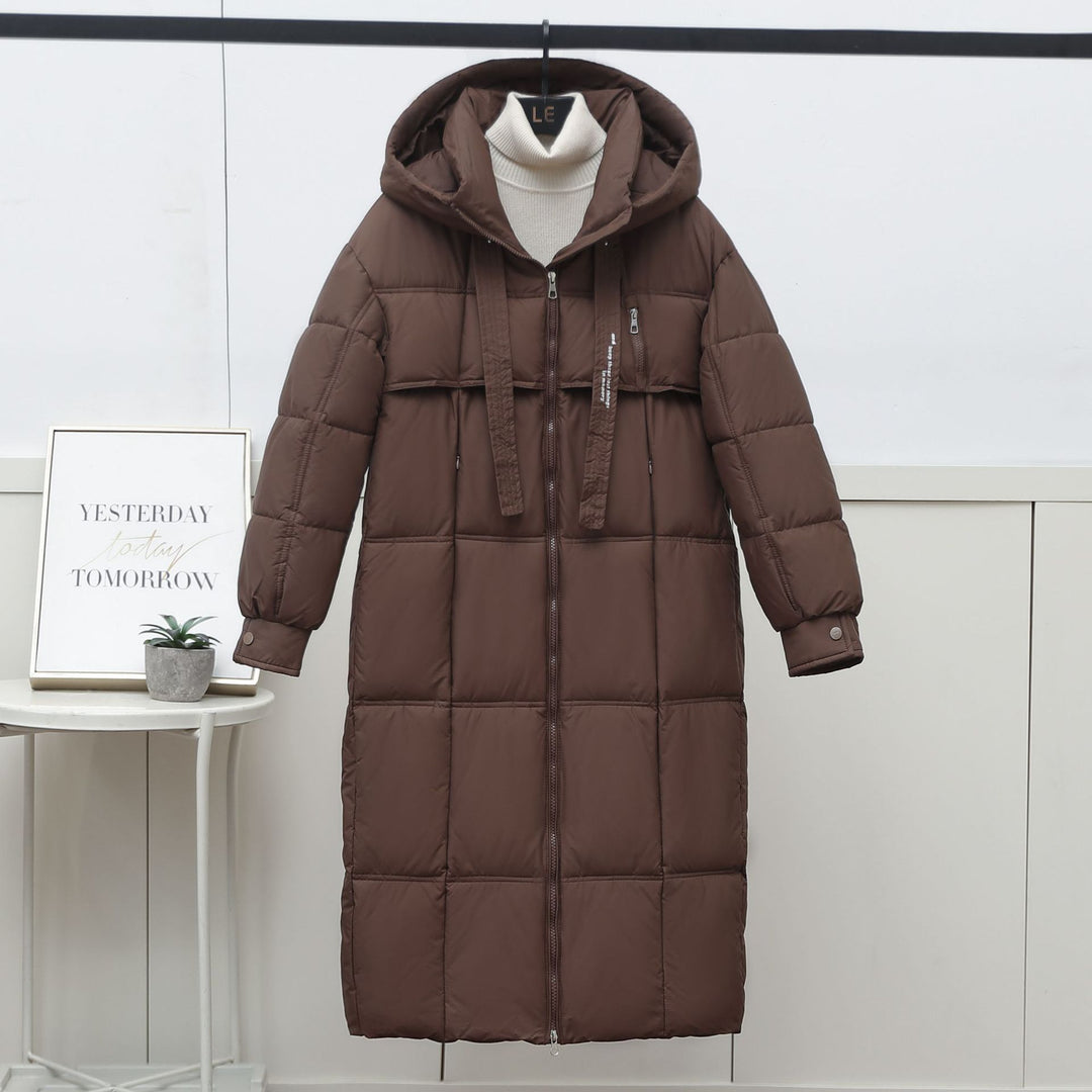 Damen Lange Daunenjacke R&B