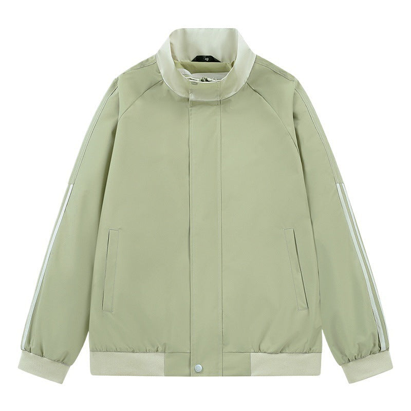 Damen sportliche Übergangsjacke mit hohem Kragen und seitlichen Eingrifftaschen
