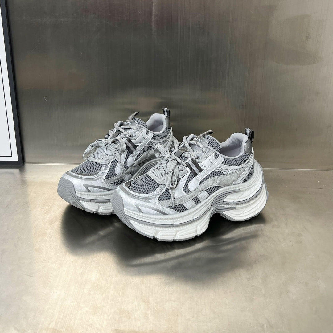 Damen Sportliche Sneakers mit vollständig atmungsaktiver Mesh-Oberfläche und innovativem Dämpfungssystem R&B
