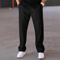 Herren elegante Freizeithose mit strukturiertem Design und elastischem Bund R&B