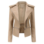 Damen jacke mit asymmetrischem Reißverschluss und stilvollen Zipper-Details R&B