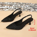 Damen Schlupfsandalen mit elegantem Fersenriemen R&B